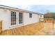 The back deck has French doors that lead inside at 1912 Beach Ln, Heath Springs, SC 29058