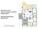 Detailed first floor plan showcasing the layout, including living areas, garage, and outdoor patio at 208 Cape August Pl, Belmont, NC 28012