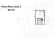 Floor plan level 3 features 517 SF at 208 Cape August Pl, Belmont, NC 28012