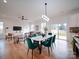 Inviting living room with a dining area, creating an open and airy space for relaxation and entertaining at 2511 Dundeen St, Charlotte, NC 28216