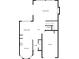 Layout featuring the living room, kitchen, dining area, foyer, WC, garage, storage, and hall at 3161 Glen Robin Ct, Charlotte, NC 28205