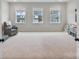 Bright bonus room with large windows, neutral walls, and plush carpeting for comfortable living at 4159 Millstream Rd, Denver, NC 28037