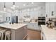 Beautiful kitchen boasting an island with seating, modern appliances, and custom cabinetry at 4159 Millstream Rd, Denver, NC 28037