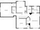 Detailed floor plan of the second story showcases multiple bedrooms, bathrooms, laundry room and walk-in closets at 609 Sunset Point Dr, Rock Hill, SC 29732