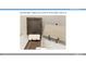 Showcase designer bathroom features include gray cabinets, stone countertops, and tile flooring at 1039 Rabbit Hill Ln, Monroe, NC 28110
