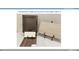 Showcase designer bathroom features include gray cabinets, stone countertops, and tile flooring at 1039 Rabbit Hill Ln, Monroe, NC 28110