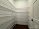 Walk-in pantry featuring metal shelving for organized storage at 157 Powder Spring Dr, Statesville, NC 28677