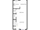 Layout featuring a living room, dining area, kitchen, breakfast nook, laundry, and water closet at 16837 Greenlawn Hills Ct, Charlotte, NC 28213