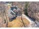 Aerial view of the home and surrounding neighborhood at 304 Keller St, China Grove, NC 28023