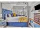 Bedroom with a canopy bed, a TV, and hardwood floors at 304 Keller St, China Grove, NC 28023