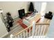 Comfortable living room featuring hardwood floors, a fireplace, and backyard access at 312 Radio Rd, Charlotte, NC 28216