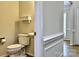 Half bath with pedestal sink and toilet at 3620 Cole Mill Rd, Charlotte, NC 28270
