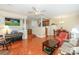 Spacious living area with open layout, showcasing the dining and kitchen areas at 405 Northwest Dr, Davidson, NC 28036