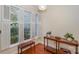Bright and airy living space with large windows, shutters, and natural light at 405 Northwest Dr, Davidson, NC 28036