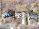 Birds eye view of the property showing the house and lot lines at 4915 Ardenwoods Dr, Charlotte, NC 28215