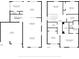 Detailed floor plan showcasing the layout of the home's two stories at 8007 Shadbrush Ct, Charlotte, NC 28215