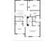 Second floor plan displays the bedrooms, bathrooms, laundry, and Gathering room at 8007 Shadbrush Ct, Charlotte, NC 28215