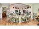 Eat-in kitchen featuring a breakfast bar with seating and stainless steel appliances at 9119 Gander Dr, Charlotte, NC 28277