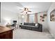 Versatile bedroom space includes a desk, sitting area, and window for a functional and stylish room at 9135 Fair Oak Dr, Sherrills Ford, NC 28673