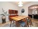 Cozy dining room with modern furniture, unique accents, and a relaxing atmosphere at 930 Ardsley Rd, Charlotte, NC 28207