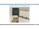 Bathroom III sample featuring dark blue cabinetry, marble countertop, tile backsplash, and luxury vinyl plank flooring at 1043 Rabbit Hill Ln, Monroe, NC 28110