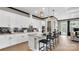 Open kitchen design features a large island, stainless steel appliances, and easy access to living room at 1047 Rabbit Hill Ln, Monroe, NC 28110