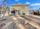 Backyard with a screened-in porch and concrete patio at 1062 Baldwin Dr, Lancaster, SC 29720