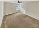 Neutral bedroom with a ceiling fan and natural light at 1062 Baldwin Dr, Lancaster, SC 29720