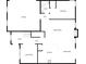 Detailed floorplan showcasing the layout of the first floor of the house, including living spaces and garage at 1062 Baldwin Dr, Lancaster, SC 29720