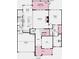 Main level floorplan displaying kitchen, gathering room, owner's suite, and flex space at 1115 Sugar Creek Rd, Indian Land, SC 29707
