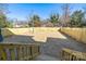 Spacious backyard featuring newly installed wood fence and grass lawn area at 1824 Haines St, Charlotte, NC 28216