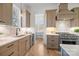 Well-appointed kitchen featuring stainless steel appliances and a view of the walk-in pantry at 1824 Haines St, Charlotte, NC 28216