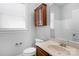 A well-lit bathroom with a vanity, toilet, and mirror at 3009 Scottcrest Way, Waxhaw, NC 28173
