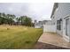Large backyard with a patio and scenic views with privacy fence at 4242 Plumeria Way, Fort Mill, SC 29707