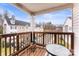 Balcony with seating provides great views of the neighborhood at 6464 Park Pond Dr # 7, Charlotte, NC 28262