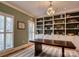 Office featuring built-in shelving and an abundance of natural light at 649 46Th Avenue Ne Dr, Hickory, NC 28601