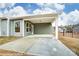 Relaxing covered patio with ample space, providing a comfortable outdoor living area and access to backyard at 8716 Acadia Pkwy # 596, Sherrills Ford, NC 28673