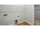Laundry room with white wire shelving at 8716 Acadia Pkwy # 596, Sherrills Ford, NC 28673