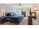 Serene bedroom with a comfortable bed, ample natural light, and neutral decor at 9108 Clifton Meadow Dr, Matthews, NC 28105