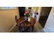 Charming dining room featuring a classic wood table and seating, ideal for Gathering meals at 1024 Old Mountain View Rd, Mount Holly, NC 28120