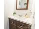 Bathroom featuring a single sink vanity and framed mirror at 1465 Flintwood Dr, Rock Hill, SC 29732