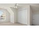 Bright bedroom featuring a large closet, smaller closet and a window that fills the room with plenty of light at 2020 Holly Villa Cir, Indian Trail, NC 28079