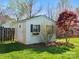 Charming shed with a window box, adding character to the outdoor space at 2020 Holly Villa Cir, Indian Trail, NC 28079
