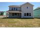 Backyard with a covered patio and gray siding at 2204 Camber Dr # Cwo0076, Gastonia, NC 28054