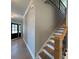 Entryway with staircase and dark front door with sidelights at 2204 Camber Dr # Cwo0076, Gastonia, NC 28054
