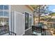Back porch with privacy screen, table and chairs at 3008 Sweetleaf Dr, Fort Mill, SC 29707