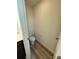 Toilet room featuring modern fixtures and neutral wood-look flooring, offering a clean and functional space at 334 Knotty Wood Dr # 68, Monroe, NC 28110