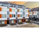Modern townhome exterior with rooftop terrace, brick accents and contemporary design at 2306 Elizabeth Mill Pl, Charlotte, NC 28208