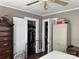 Bedroom with double closets and a chest of drawers at 2318 W Main St, Albemarle, NC 28001