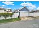 Detached two-car garage with a white door and a well-maintained exterior at 431 Third Baxter St, Fort Mill, SC 29708